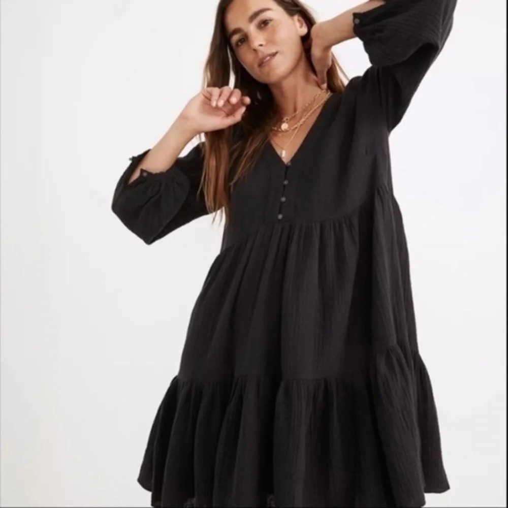 New Madewell Lightspun Colette Mini Dress